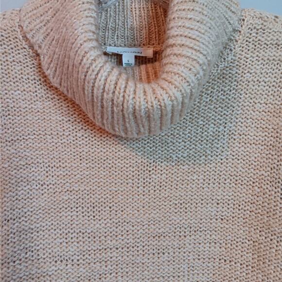 EUC Haven Well Within Beige Cowl Neck Long Sleeve Sweater Sz S - Picture 3 of 5